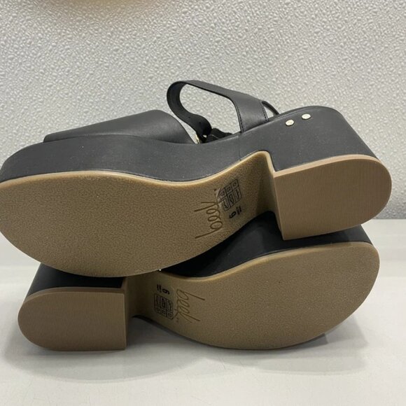 NEW BEEK Women’s Inca Platform Heeled Sandals Black Size 6 – New Without Box - Picture 3 of 9